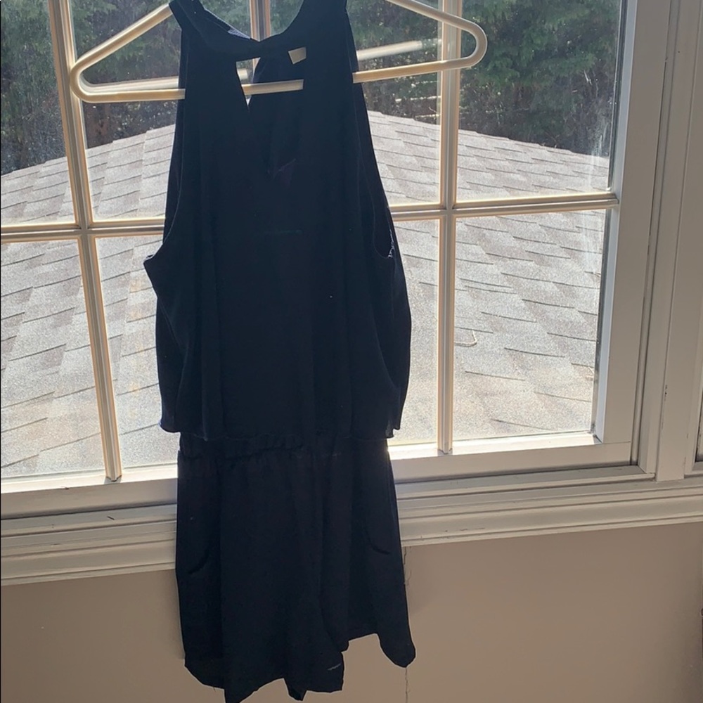 Navy Blue Romper